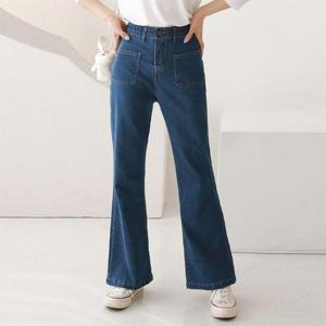 [유야]S-XL 앞포켓 스판 부츠컷 밴딩 청바지 데님팬츠 -PN0194H- 빅사이즈 루즈핏 여성 봄