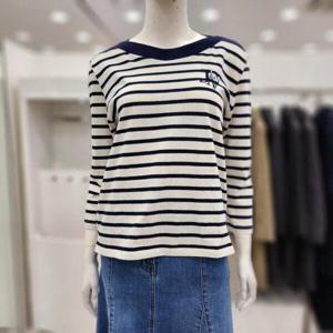 [조이너스]여성 브랜드 24신상 입술라인 면 100% 여름 칠부 티셔츠JEU3WKL100_US