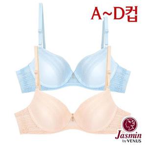 [자스민by비너스]A~D컵 풀컵 레이스 와이어 더블윙 브라1종(JBRA030)75A-90D