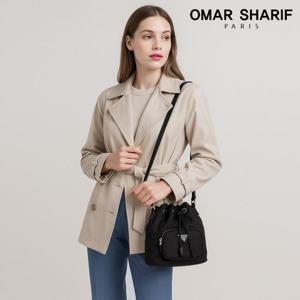 [오마샤리프]★봄특가★_소가죽 트림 여성 버킷백 겸 크로스백 OS151 (정상가 138,000원)