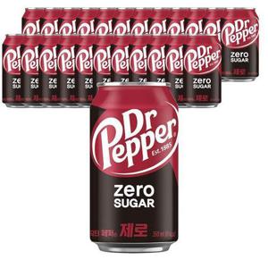 [코카콜라]코카콜라 닥터페퍼 제로 355ml X 24캔 제로콜라 탄산 (11844425)