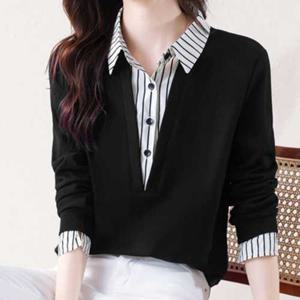 나바바 / NB1659 캐주얼 투인원 스트라이프 긴팔 셔츠