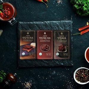 [에스케이스토아]T_소문난 맛집 육포3봉+매운육포3봉+치즈육포3봉 (총20gx9봉)