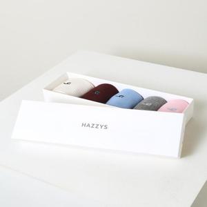 헤지스 여성 [아이코닉] 5종 세트 장목 양말  (HSSS5D804D2)