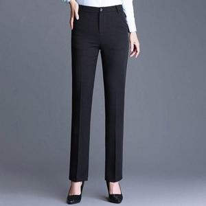 여성 면접 정장 바지 와이드 팬츠 오피스룩 출근룩 편안한 스타일 WFLHDB0