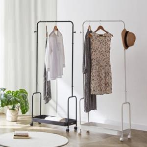 리브온(LIVOON) 이동식 1단 수납 스틸행거