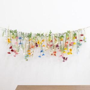 코스모스 조화 가랜드 화려한 가을 140cm (DIY) 인테리어 꽃 벽장식 벽걸이 현관 문 꾸미기 소품