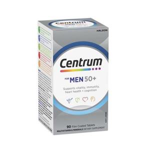 센트룸 실버 포 맨 50세이상 남성 종합 멀티비타민 미네랄 90정