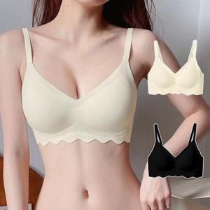 [셀러허브_여성트랜드패션]노와이어 뽕브라 풀컵 심리스 가슴처짐 브래지어 2컬러