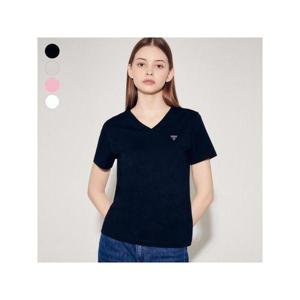 [게스]여성 미니삼각 브이넥 반팔티셔츠 YP2K9431