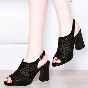 523 힐샌들 여성샌들 여름샌들 스트랩 W6763DB