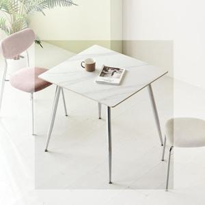 테인 12T 통세라믹 2인용 실버 테이블 식탁(의자 미포함)