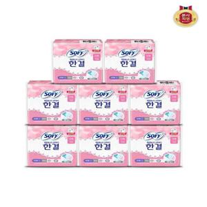 [쏘피]쏘피 한결 생리대 대형 10P x 8팩 + 순한면 슈퍼롱 3P