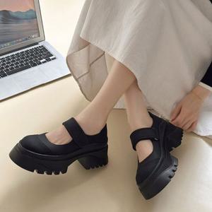 갤러리샵 / 키높이 통굽  메리제인 워커창 운동화