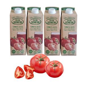 돈시몬 100% NFC 착즙주스 토마토 1L x4팩 과일주스