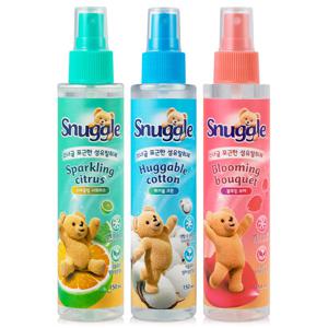 스너글 섬유탈취제 휴대용 150ml 3개 3종 | 드레스퍼퓸 섬유향수 (블루밍 부케/시트러스/허거블 코튼)