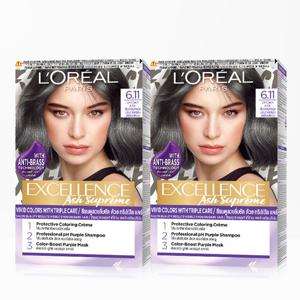 [로레알파리]엑셀랑스 크림 애쉬 슈프림 염모제 2개