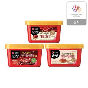 순창고추장 1kg 3종(덜매운고추장, 매운고추장, 찰고추장) 2개 골라담기