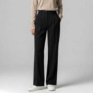 [유니제이] (숏/롱)핀턱 와이드 스판 슬랙스