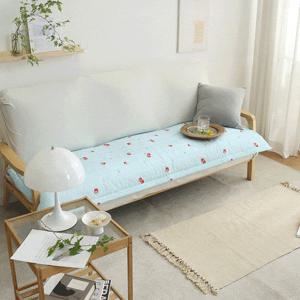 리브온 국산 쿨 시어서커 여름 쇼파패드 쇼파방석 2인용