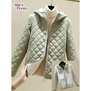 [쉬즈프리티]타르트패딩기모점퍼