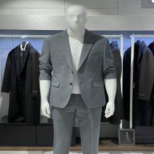 [트루젠]남성 봄여름 블루 기본핏 스판 캐주얼 자켓 비지니스 콤비