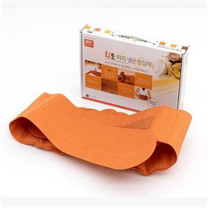 MDP 천연 면황토 허리 찜질팩 -면처리코팅 벨트형 디자인 전자레인지 냉장고 사용 물리치료 냉 온 찜질