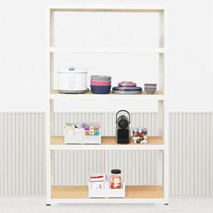 이지라이프 경량랙 조립식 앵글선반 5단 900 화이트