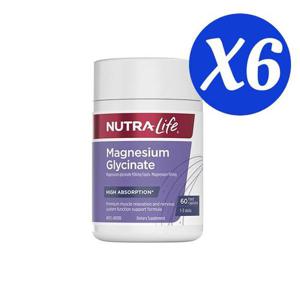 뉴트라라이프 마그네슘 글리시네이트 60캡슐 X6개