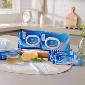 [케이쇼핑]크린바바 파워도트 매직티슈 총500매 대형 7개 휴대용 1개