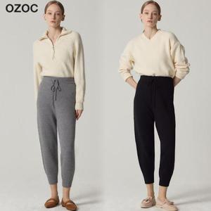 [오조크(OZOC)] 니트 배기핏 조거팬츠 (택가격: 70000원)
