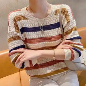 [패션시그널] 칼라톤 라운드넥 니트티셔츠 AB4969