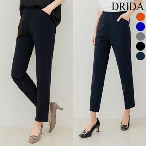 [드리다]엄마옷  여자 편한 여름 아이스 쿨 냉장고 일자 바지 빅사이즈 밴딩 팬츠 50-60대 마담 출근 선..