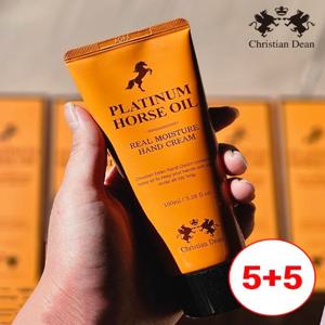 [크리스찬딘][5+5]플래티넘 홀스오일 촉촉한 핸드크림 10개 세트