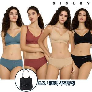 [방송히트]시슬리 SS05 노와이어 심리스 퓨징 푸쉬업 몰드 브라팬티세트