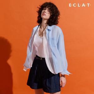 [에끌라뜨]26SS 시어 크링클 셔츠 블라우스 3종