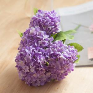 [2+1] 수국 조화 블랑스노우볼 부쉬 30cm 2컬러 인테리어 꽃 장식 소품 촬영 꾸미기