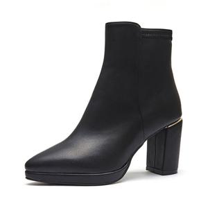 [정상가 169,000원] 엘칸토 여성 시크한 앵클부츠 8cm LCWA16I24V
