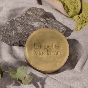 [라벨마담] 천연 수제 클렌징 트러블 케어 유황 비누 그린티 아보카도