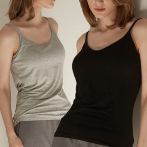 핑크존 모달 노와이어 브라캡 나시