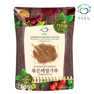 [푸른들판] 국내산 볶은 메밀 가루 100% 500g x 1봉 볶음 메밀 차 메밀쌀 분말 파우더