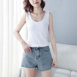 여자 기본 민소매 나시 학생 이너웨어 면스판 나시티