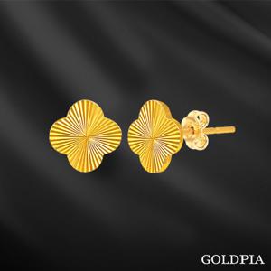 ★4월 혜택★ [골드피아] 24K 순금 행운의 크로버 귀걸이