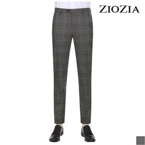 [지오지아][지오지아] 컴포트 그레이 글렌체크 정장팬츠 (ACB1SP1203_MGR)