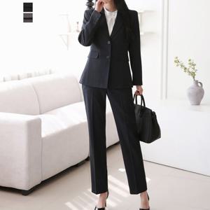 [페이릿] [~88까지]이덴티 모던 투버튼 셋업 여자 정장세트