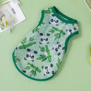 귀여운 4가지 패턴 강아지 여름 쿨 나시티셔츠 반려견 (WFJIW4E)