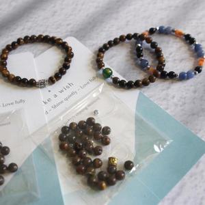 [갓샵]재물운 호안석 팔찌 염주 불교 팔찌 DIY 만들기 세트