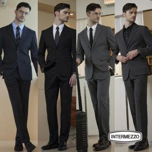 [인터메조]25FW 컴포트 스트레치 수트 2SET