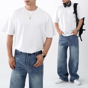 오엔엘 / 텐타덤블 남자흰티 남자흰색반팔티 레이어드흰티