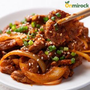 온미락 국내산 100% 한돈 불고기 고추장 양념 돼지불고기 냉장 2kg